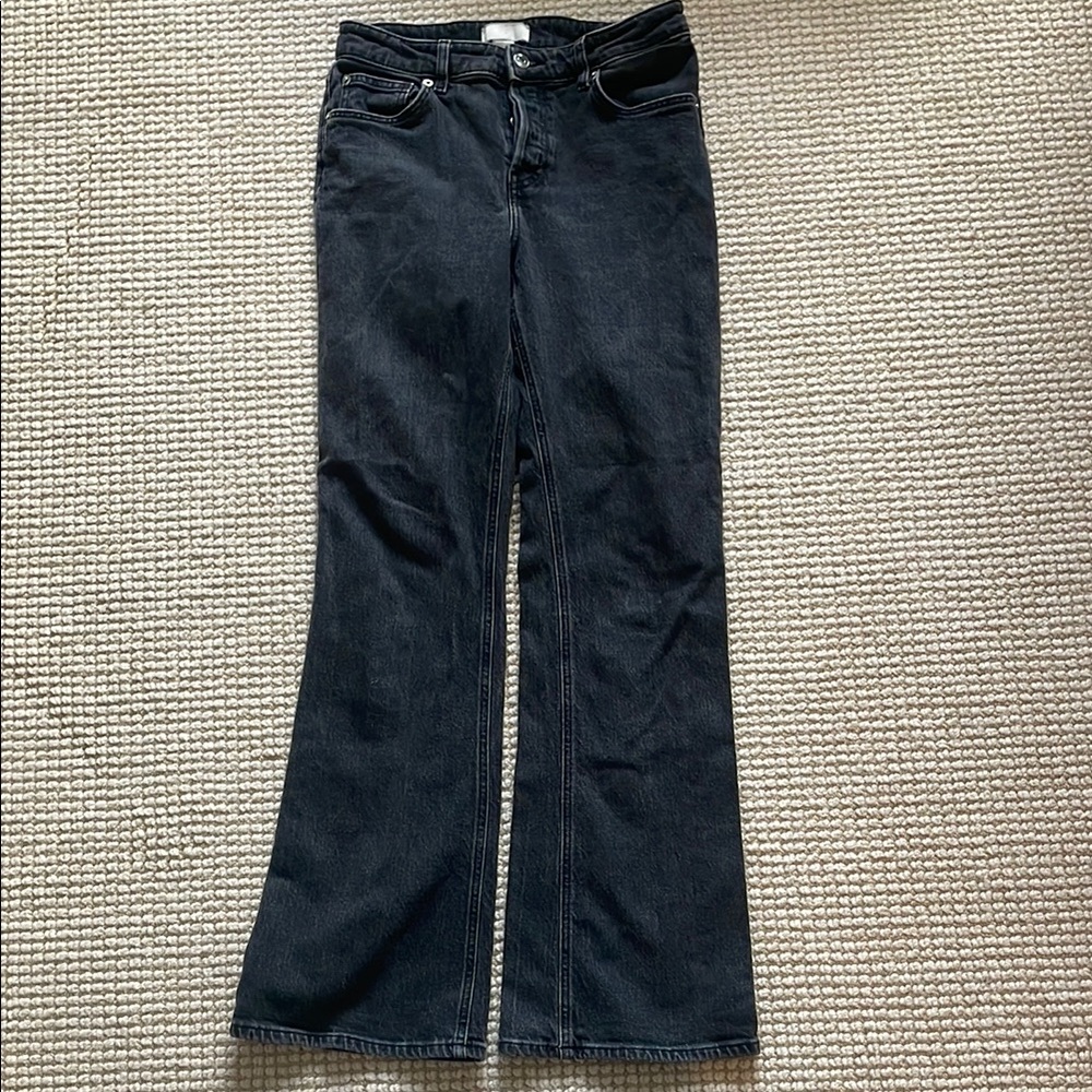 Women's Black Straight Jeans